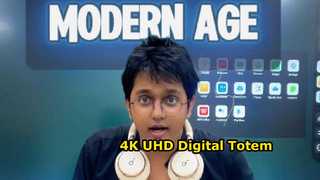 Totem digitale XYC BGA Display 4K UHD