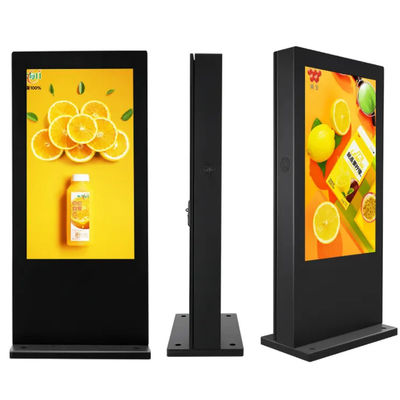 Disco LCD pubblicitario di segnaletica digitale esterno IP65 impermeabile alla polvere