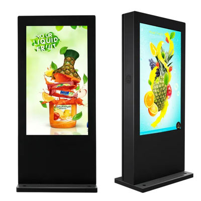Disco LCD pubblicitario di segnaletica digitale esterno IP65 impermeabile alla polvere