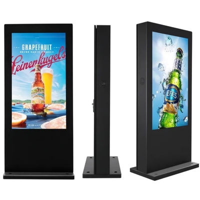 Disco LCD pubblicitario di segnaletica digitale esterno IP65 impermeabile alla polvere