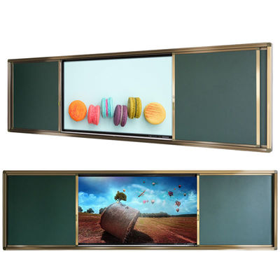 86 pollici Push Pull Digital Chalk Board Smart Magnetic Per l'educazione e la formazione