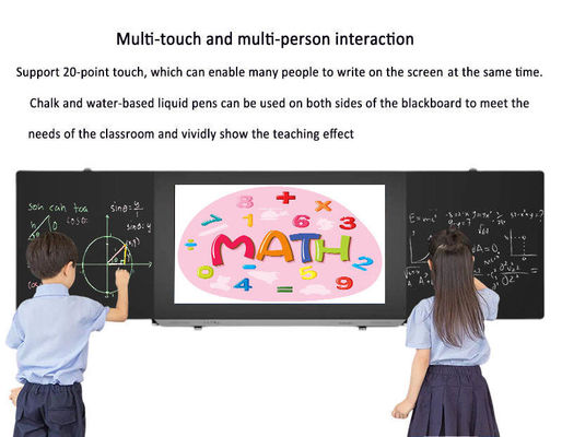4k Smart Digital Blackboard touch screen con proiezione wireless 75 pollici