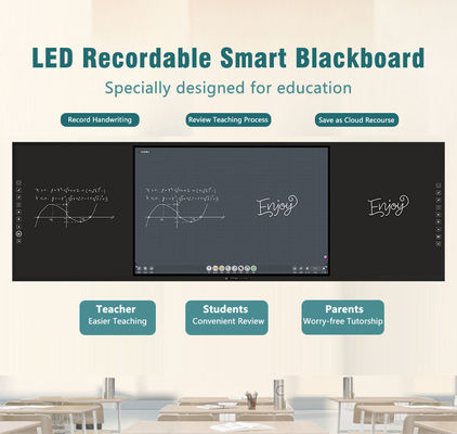 Formazione personale Smart Digital Blackboard 75 pollici per l'insegnamento