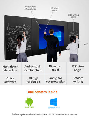 86 pollici 4K Smart Nano Blackboard touch screen per scuole e istituzioni