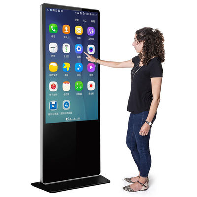 Display pubblicitario interattivo a LCD, chiosco di segnaletica digitale indipendente