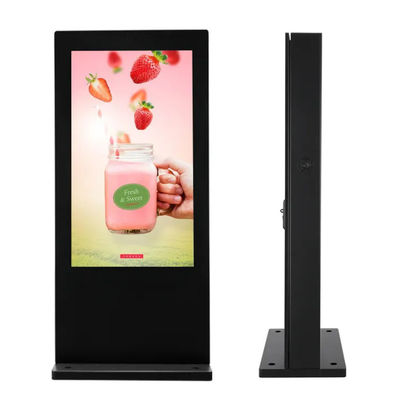 Multi Lingua Outdoor Digital Signage Screen connettività WiFi resistente alle intemperie