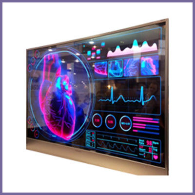 Display OLED ultra sottile e trasparente intelligente per la pubblicità interna