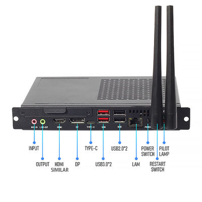 Single Slot Android OPS PC Module I7 16GB HDD 1TB SSD di dodicesima generazione