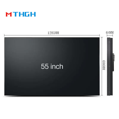 55 pollici 4k 8k muro montato pubblicità commerciale video schermo di splicing LCD