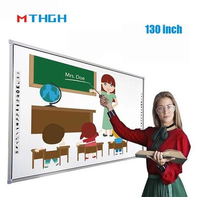 Display interattivo su lavagna da 130 pollici Multi Touch Intelligente infrarosso