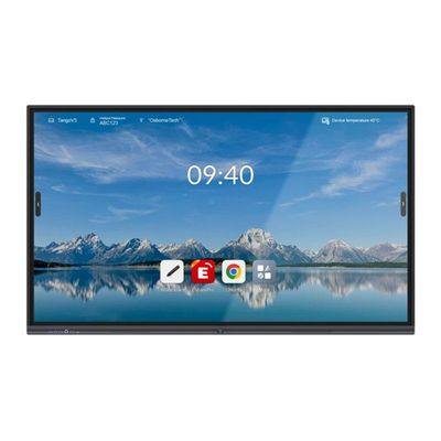 Tavola bianca touchscreen interattivo da 65 pollici con altoparlanti da 1x10W