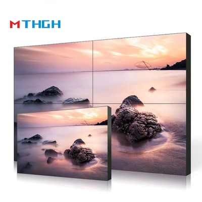 Display LCD ad alta risoluzione da 75 pollici con parete video a 72% di colore montato/incorporato