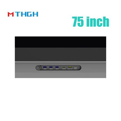 Display touch screen interattivo da 75 pollici Smart Blackboard LED Panel 500cd/m2 Educazione scolastica