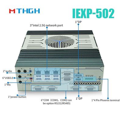 IEXP-502 Mini PC industriale con slot di espansione Mini PCIe Sistema operativo Windows/Linux