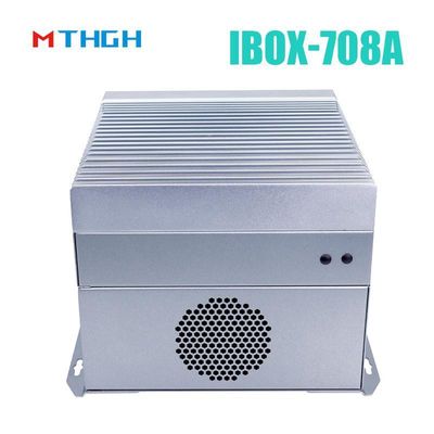 I3 6100T Quad Core Fanless Industrial Mini PC Con 12V DC Power Supply E 64G SSD