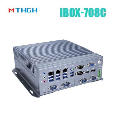 IBOX-708C Mini PC industriale supporto HDMI/DP/VGA 6*COM 8*USB3.0