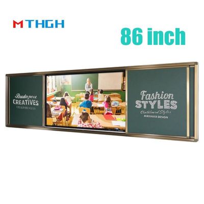 86 pollici Push Pull Digital Chalk Board Smart Magnetic Per l'educazione e la formazione