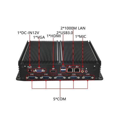 Quad Core Gemini Lake Refresh IBOX-1026 Mini PC con doppia LAN Intel