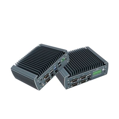 IBOX-1226 J6412 Mini PC industriale senza ventole con 32 GB di RAM e 12 V di corrente continua