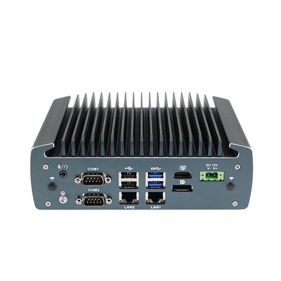 IBOX-1226 J6412 Mini PC industriale senza ventole con 32 GB di RAM e 12 V di corrente continua