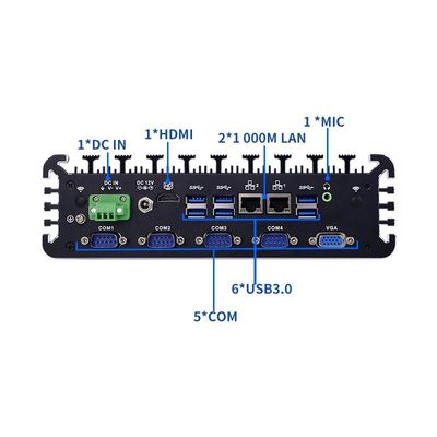 IBOX-3026 Mini PC industriale senza ventilatore 1135G7 Processore con certificazione CE FCC ROHS