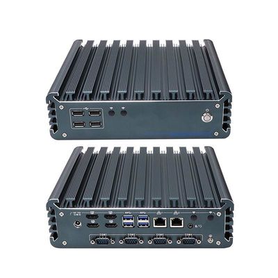 IBOX-3226 Quad Core Refresh Fanless Mini PC industriale CE CCC FCC Classe A RoHS 2.64KG