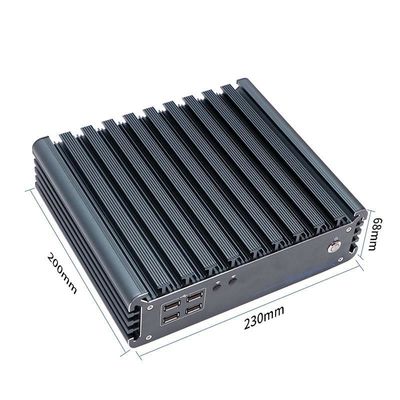 IBOX-3226 Quad Core Refresh Fanless Mini PC industriale CE CCC FCC Classe A RoHS 2.64KG