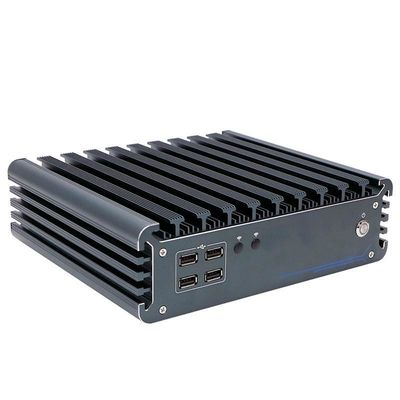 IBOX-3226 Quad Core Refresh Fanless Mini PC industriale CE CCC FCC Classe A RoHS 2.64KG