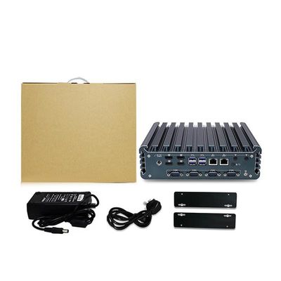 IBOX-3226 Quad Core Refresh Fanless Mini PC industriale CE CCC FCC Classe A RoHS 2.64KG