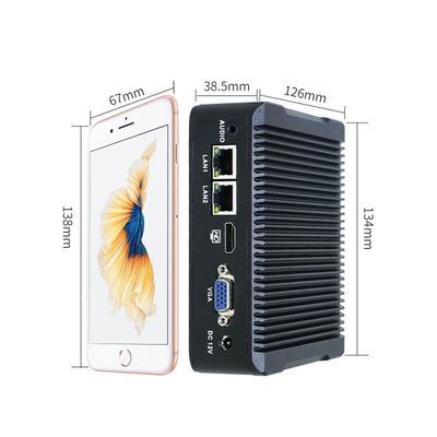 Nano-N3 Plus J1900 4 Core 8G RAM Industrial Mini PC supporto OS Windows/Linux