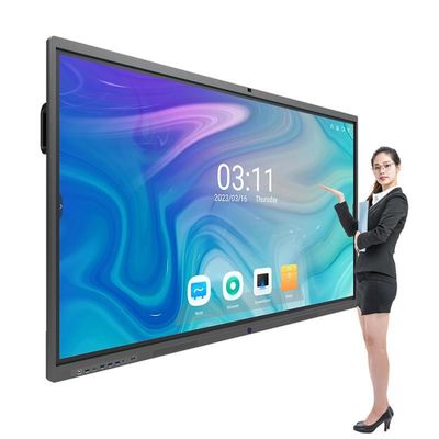 110 pollici sala conferenze tutto in uno touch screen lavagna 350cd/m2 luminosità
