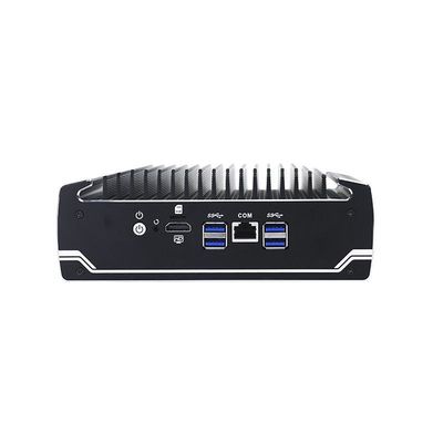 IBOX-501 N18 Mini PC industriale senza ventilatore Quad Core 32 GB Storage con MSATA