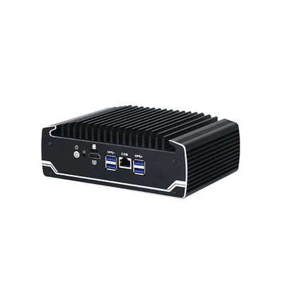 IBOX-501 N18 Mini PC industriale senza ventilatore Quad Core 32 GB Storage con MSATA