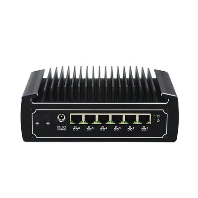IBOX-501 N18 Mini PC industriale senza ventilatore Quad Core 32 GB Storage con MSATA