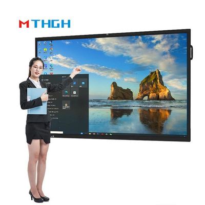 110 pollici touch interattivo whiteboard 350cd/m2 luminosità scorrevole all-in-one