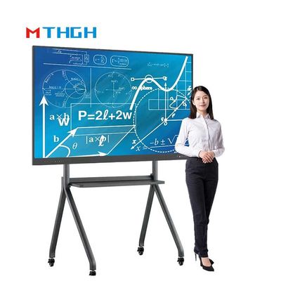 110 pollici touch interattivo whiteboard 350cd/m2 luminosità scorrevole all-in-one