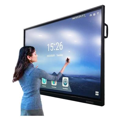 4K 75 pollici 20 punti infrarossi touch Interattiva lavagna per l'insegnamento in classe scolastica