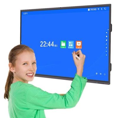 4K 65 pollici 16:9 Interattiva lavagna LCD Infrarosso / Tocco capacitivo per l'istruzione intelligente