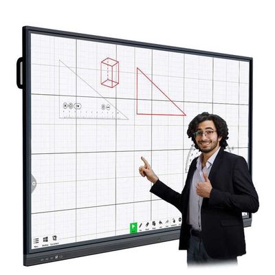 Tavola bianca di istruzione intelligente interattiva 350 cd/m2 IR luminoso/tocco capacitivo
