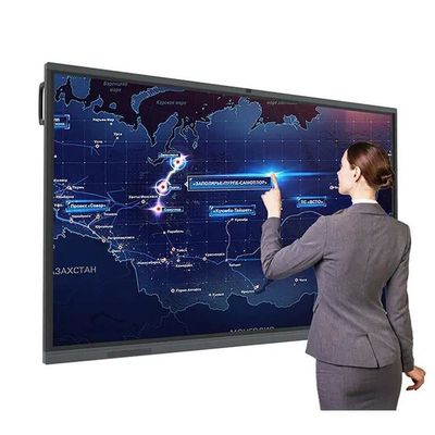 Tavola bianca di istruzione intelligente interattiva 350 cd/m2 IR luminoso/tocco capacitivo