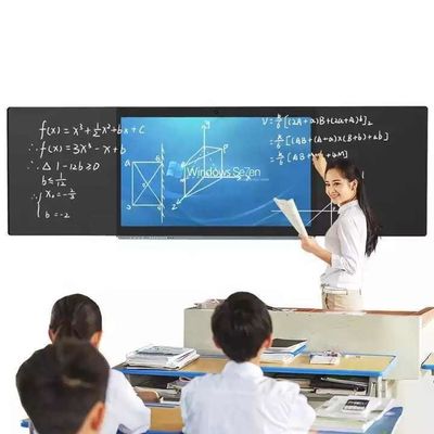 75 pollici 16 9 rapporto di aspetto Smart Digital Blackboard con processore I7 e interfaccia USB2.0