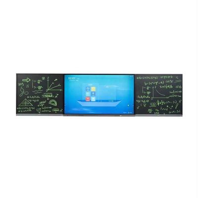 Intelligent Digital Board Smart Blackboard da 65 pollici con pannello di scrittura piatto 4K e processore I3/I5/I7/I9