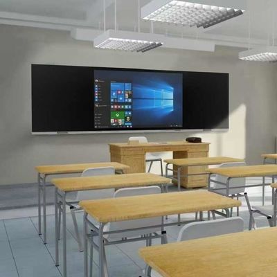 Intelligent Digital Board Smart Blackboard da 65 pollici con pannello di scrittura piatto 4K e processore I3/I5/I7/I9