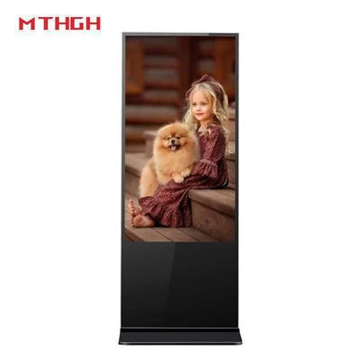 Display di cartelloni digitali da terra da 43 pollici HD 8GB/16GB Storage For OEM Suppliers
