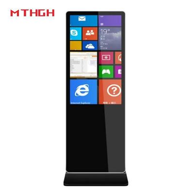 Display digitale in piedi da 43 pollici con Wi-Fi Bluetooth e USB