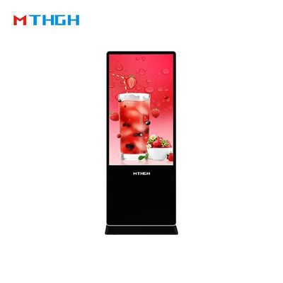 Display di segnaletica digitale standing da 49 pollici 8GB/16GB Storage per il tuo business