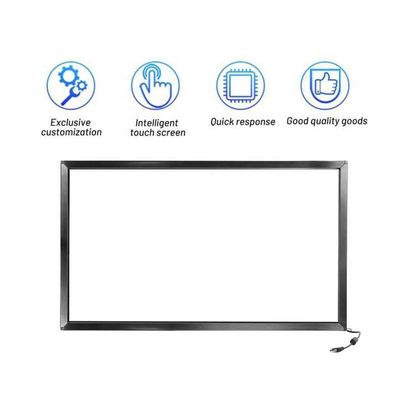 55 pollici di alta trasmissione IR touch screen DC 5V alimentazione e oltre il 90% di trasmissione della luce