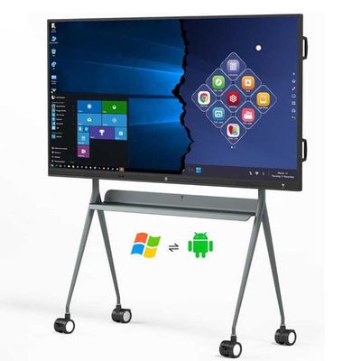 110 pollici Display touch screen interattivo 16 9 Aspect Ratio Interfaccia DP Tavola di dimostrazione professionale