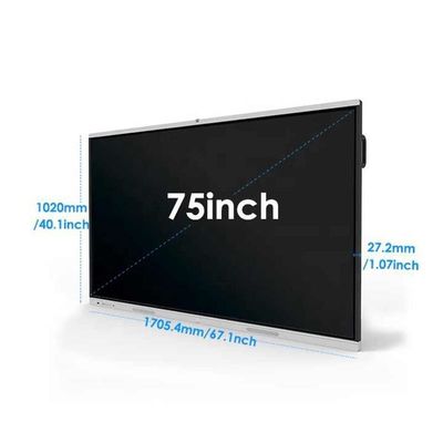Pannello di visualizzazione intelligente con touchscreen immersivo 3840x2160 4K Risoluzione 1200 1 Contrasto