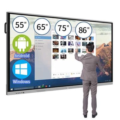 Disegno interattivo touch screen di alta qualità Tavola bianca di dimostrazione 55 pollici Android 13.0 System Version